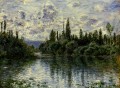 Brazo del Sena cerca de Vetheuil Paisaje de Claude Monet